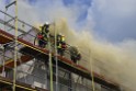 Dachstuhlbrand Koeln Poll Geislarerstr P063